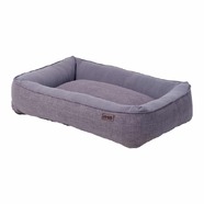 Rogz Nova Walled Bed for Dogs - Grey Medium
