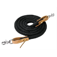 Weaver Poly Roper Rein - Black