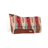 Weaver Contoured Saddle Pad Red/Tan H73 - 30" x 30"