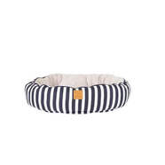 Mog & Bone 4 Seasons Reversible Navy Stripe Dog Bed Medium
