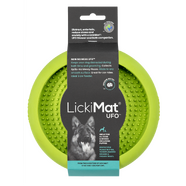 LickiMat Dog UFO Slow Food Anti-anxiety Bowl - Green 
