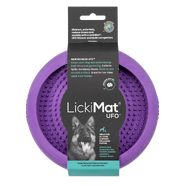 LickiMat Dog UFO Slow Food Anti-anxiety Bowl - Purple