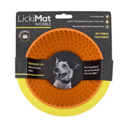 LickiMat Wobble Slow Feeder Orange