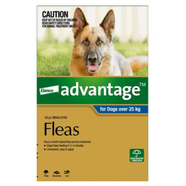 Advantage Spot-On for XLarge Dogs Over 25kg+ (Blue)