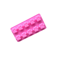 Raw Pawz DIY Gummy Silicone Mould - Pink Paw Prints