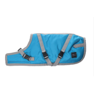 Zeez Supreme Dog Coat Gen 2 - Turquoise & Grey