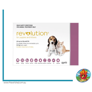 Revolution Mauve 3pk - Pups & Kittens up to 2.6kg (3 ampules) 