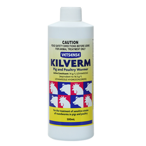 Vetsense Kilverm Pig and Poultry Wormer 500ml