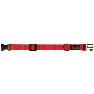 CLEARANCE | Prestige 3/4" Adjustable Nylon Collar 9-13" Red (23-33Cm) 