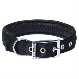 Soft Padded Nylon Collar 1" x 30" (76cm) - Black