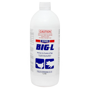 Sykes Big L Pig and Poultry Wormer 1L