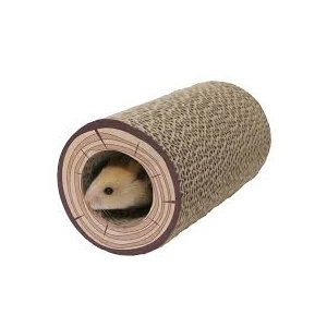 Rosewood Shred-A-Log Corrugated Cardboard Tunnel rosewood shred a log corrugated tunnel, cardboard tunnel small animals, hamster chew tunnel australia, small animal hideout tunnel, bird parrot cardboard tunnel, guinea pig tunnel toy, small pet cardboard enrichment toy
