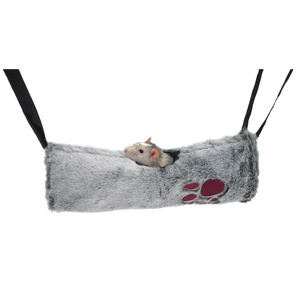 Rosewood 2-in-1 Hammock and Hanging Tunnel for Ferrets & Rats  rosewood ferret hammock tunnel, 2 in 1 hammock hanging tunnel, ferret hammock australia, rat cage hammock, ferret tunnel toy, reversible ferret hammock, small animal hanging tunnel australia