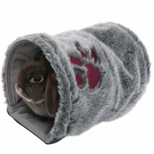 Rosewood Reversible Snuggle Tunnel for Small Animals rosewood reversible snuggle tunnel, rabbit sleeping tunnel australia, guinea pig cosy tunnel, ferret tunnel bed, small animal reversible tunnel, plush sleep tunnel small pets, rabbit tunnel hideout australia