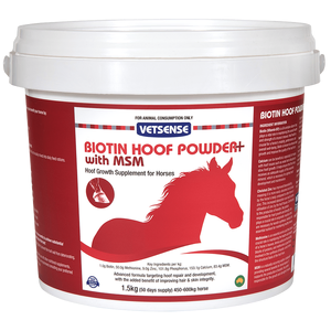 Vetsense Biotin Hoof Powder Plus with MSM 1.5kg