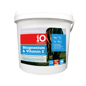 IO Magnesium and Vitamin E supplement for horses [Please choose size: 1 kg]