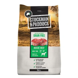 Stockman & Paddock Grain Free Aussie Beef Adult Dog Dry Dog Food 20kg 
