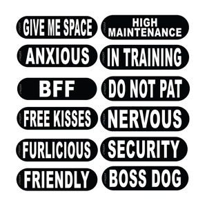 Rogz Badges for Letzgo Harness - Large & XLarge