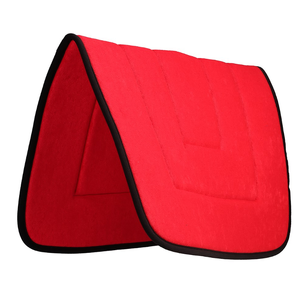 Terry Towel Saddle Pad with Black Binding