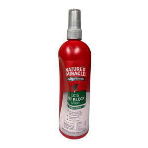 *CLEARANCE* Natures Miracle Platinum Dog Pet Block Spray - 473ml 