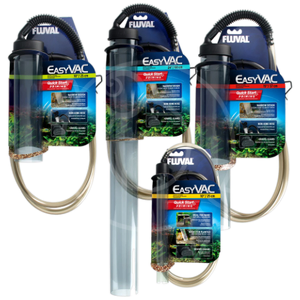 Fluval EasyVac Gravel Cleaner EasyVac gravel cleaner, aquarium gravel vacuum, fish tank cleaner, aquarium siphon, quick-start aquarium vacuum, no-clog gravel guard, aquarium maintenance tool, gravel cleaner with flow control, kink-free aquarium hose, fish tank siphon cleaner
