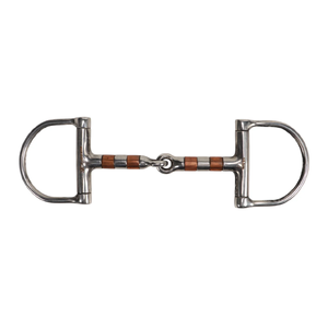 Racing Dee Bit with Copper and Stainless Steel Rollers Racing Dee Bit, Copper Rollers Bit, Stainless Steel Rollers Bit, Racehorse Bits, Horse Training Bit, Moist Mouth Bit, Prevent Leaning Bit, Performance Horse Equipment, Horse Tack