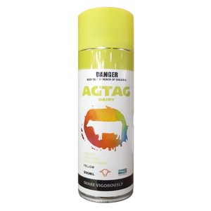HRC Agtag Tail Spray Marker 500ml - Yellow