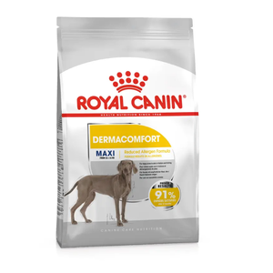Royal Canin Maxi Dermacomfort Dry Dog Food 12kg Royal Canin Dermacomfort Maxi, large dog food sensitive skin, omega 3 dog food, dry dog food skin health, Royal Canin for skin and coat, sensitive skin large breed dog food, Royal Canin Maxi Dermacomfort 12kg