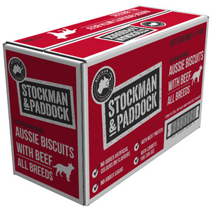Stockman & Paddock Baked Aussie Biscuits Beef 10kg