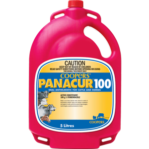 Panacur 100 for horses and cattle 5 Litre