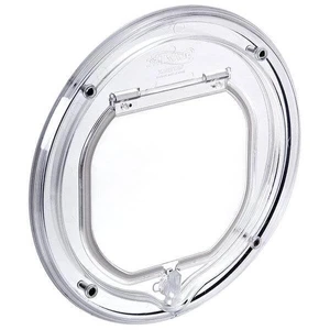 Pet-Tek Glass Fitting Original Cat Door - Clear 27Cm Dia.
