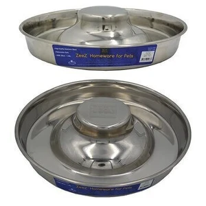 Zeez Stainless Steel Puppy Saucer - 28Cm / 1.35L