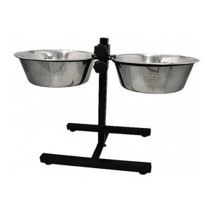 Zeez Adjustable Double Diner 2 X 2.8Litre Bowls