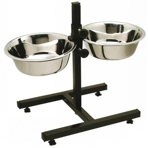 Zeez Adjustable Double Diner 2 X 4Litre Bowls