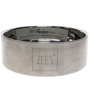 Zeez Signature Collection SS Classic Pet Bowl - 2.18 Litre (22cm)