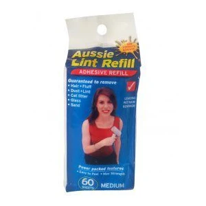 Aussie Lint Roller Refill Medium 8.6M X 10Cm