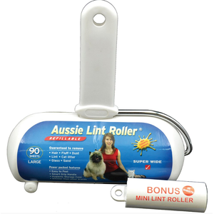 Aussie Lint Roller Large 13.7M x 16cm aussie lint roller, hair remover, pet hair