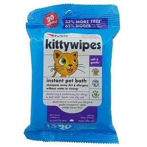 Petkin Kitty Wipes 20Pk