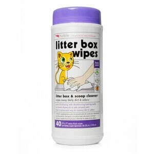 Petkin Litter Box Wipes 40Pk