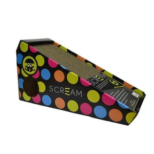 Scream Incline Cat Scratcher Loud Multicolour 48X20X25Cm