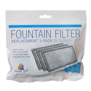 Pioneer Fountain Replacement Filters 3Pk (Plastic Fountain)