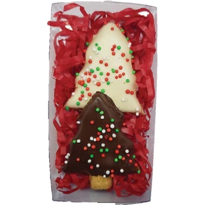 Huds & Toke Christmas Small Doggy Tree Gift Box 2 Pack – 6cm huds & toke dog tree, christmas dog cookies, festive dog biscuit box, small dog treats christmas, huds and toke gift box, aussie dog cookies, christmas tree dog treat, no melt frosting dog treat, natural dog treats, dog stocking stuffer, puppy christmas t