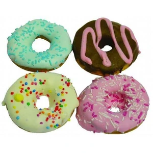 Huds And Toke Little Doggy Donuts 4Pk - 5Cm