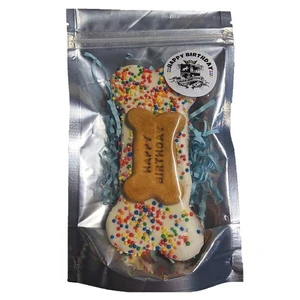 Huds And Toke Happy Birthday Bone Blue 1Pk - 14Cm