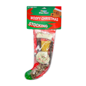 Wagalot Woofy Christmas Stocking Wagalot Woofy Christmas Stocking, dog Christmas gift, festive dog treats, dog stocking Australia, Christmas treats for dogs, Wagalot treats