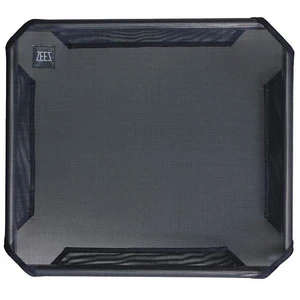 Zeez Platinum Elevated Pet Bed Replacement Floor Cover Black Large