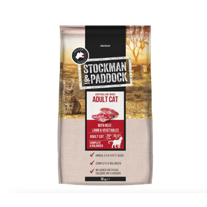 Stockman & Paddock Beef Dry Food For Cats 10kg 