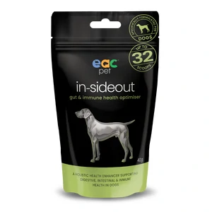 EAC In-sideout Dog Formula - Pre & Probiotic Natural Nutraceutical Supplement For Dogs 40g 
