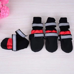 Zeez Dog Waterproof Boots Red XXL 10X9Cm