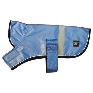 Zeez Dapper Dog Coat Size 16 (41Cm) Sky Blue